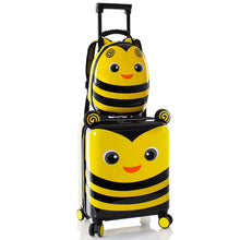 Load image into Gallery viewer, Heys Super Tots Bumble Bee Luggage &amp; Backpack Set - Full Set Stacked
