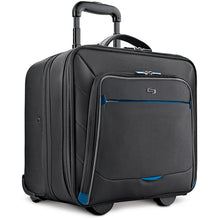 Load image into Gallery viewer, Solo New York Active Rolling Overnighter Case - front zippered pocket
