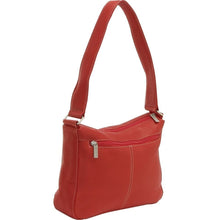 Load image into Gallery viewer, LeDonne Leather Top Zip Hobo
