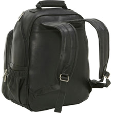 Load image into Gallery viewer, LeDonne Leather Vaquetta Large Laptop Backpack - Rearview Backpack Straps
