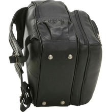 Load image into Gallery viewer, LeDonne Leather Vaquetta Large Laptop Backpack - Bottom
