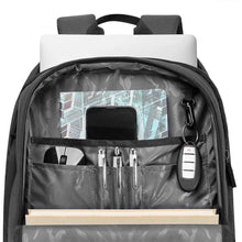 Load image into Gallery viewer, Solo New York Bleecker Recycled Rolling Backpack- Interior Organizer
