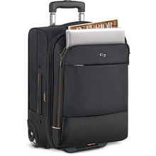 Load image into Gallery viewer, Solo New York Urban Rolling Overnighter Case - front pocket
