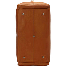 Load image into Gallery viewer, LeDonne Leather Oversized Laptop Briefcase - bottom stud feet

