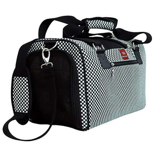 Bark N Bag Checkerbarc Hand Loomed Cotton Pet Carrier Medium - Lexington Luggage