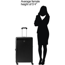 Load image into Gallery viewer, Travelpro Maxlite Air Large Expandable Hardside Spinner - female height
