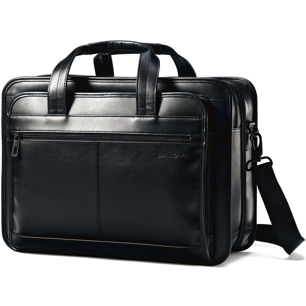 Samsonite Leather Business Cases Expandable Business Case - Lexington Luggage