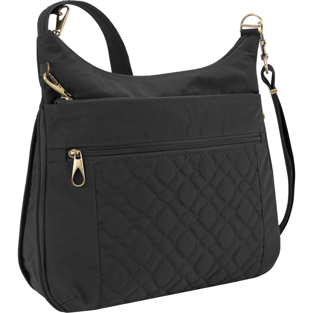 Travelon Anti-Theft Signature Quilted Expansion Crossbody - Lexington Luggage