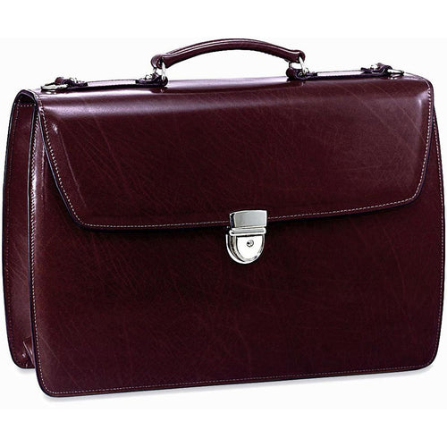 Jack Georges Elements Executive Leather Briefcase 4403 - Lexington Luggage