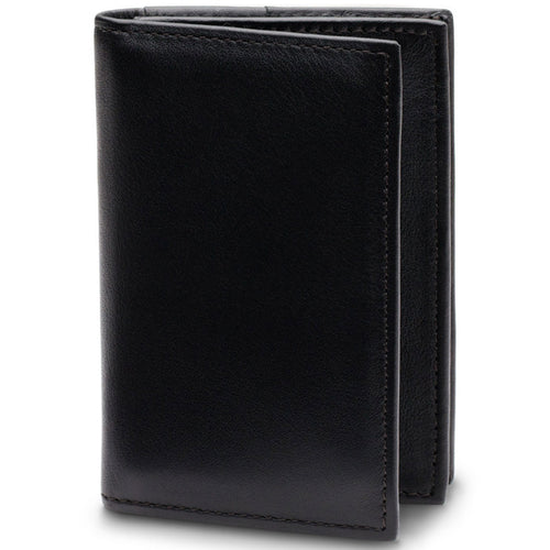 Bosca Nappa Vitello Gusset 2 Pocket Card Case w/ID - RFID - Lexington Luggage