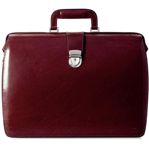 Jack Georges Elements Classic Leather Briefcase 4505 - Lexington Luggage