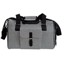 Load image into Gallery viewer, Bark N Bag Checkerbarc Hand Loomed Cotton Pet Carrier Small - Lexington Luggage

