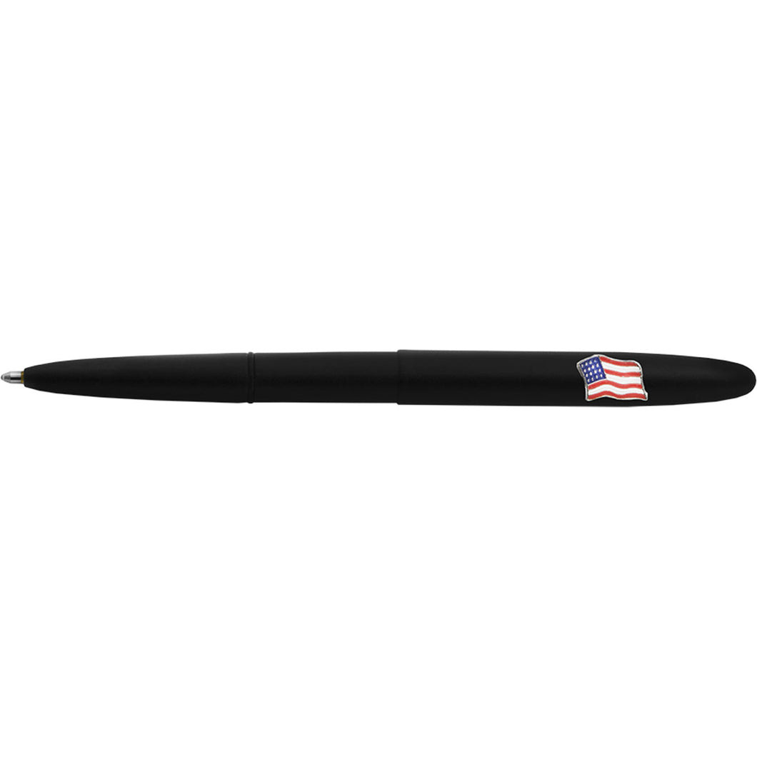 Fisher Space Pen Matte Black Bullet Space Pen American Flag - Lexington Luggage