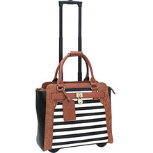 Load image into Gallery viewer, Cabrelli Fashion Executive Sally Stripe Rollerbrief - Lexington Luggage
