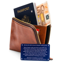 Load image into Gallery viewer, Bosca Dolce Zip Passport - RFID - Lexington Luggage
