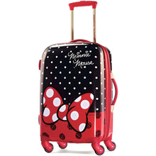 Load image into Gallery viewer, American Tourister Disney Minnie Mouse 21&quot; Hardside Spinner - Frontside Minnie Mouse Bow
