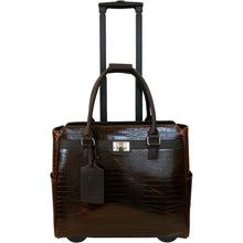 Load image into Gallery viewer, Cabrelli Fashion Executive Cassandra Croc Rollerbrief - Lexington Luggage
