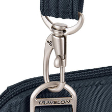 Load image into Gallery viewer, Travelon Anti-Theft Classic Convertible Crossbody and Waist Pack - locking strap
