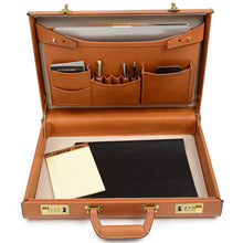 Load image into Gallery viewer, Korchmar Classic Collection Monroe Leather Attache Case - Lexington Luggage
