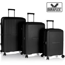 Load image into Gallery viewer, Heys AirLite 3 Piece Expandable Spinner Set - Frontside Black
