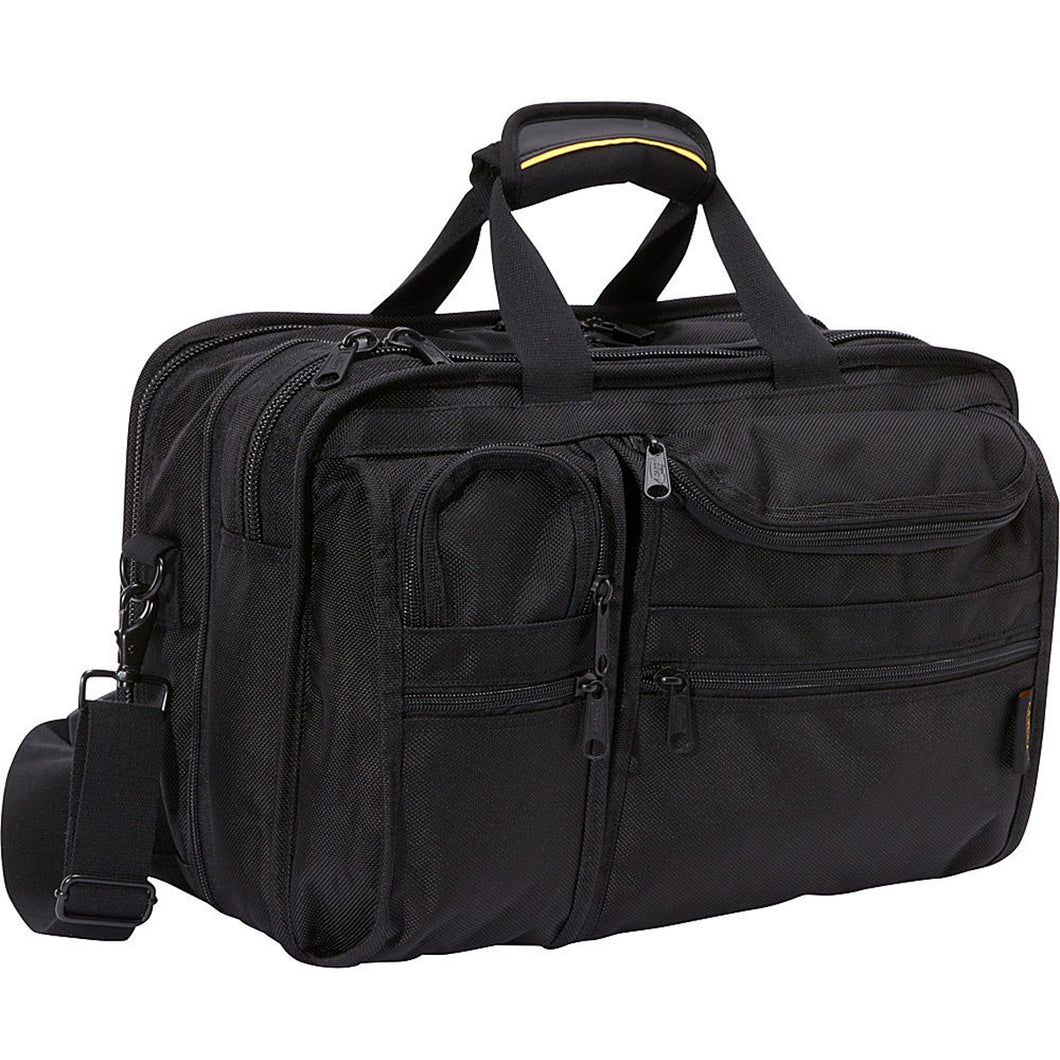 A. Saks EXPANDABLE Ballistic Nylon Organizer Briefcase - Lexington Luggage (531132874810)