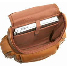 Load image into Gallery viewer, LeDonne Leather Laptop Backpack - inside

