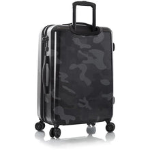Load image into Gallery viewer, Heys Black Camo Fashion 26&quot; Spinner - Rearview
