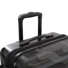 Load image into Gallery viewer, Heys Black Camo Fashion 26&quot; Spinner - Top handle
