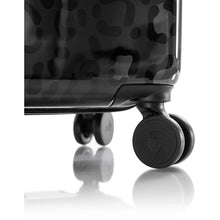Load image into Gallery viewer, Heys Black Leopard 30&quot; Fashion Spinner - Wheels
