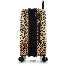 Load image into Gallery viewer, Heys Brown Leopard 26&quot; Fashion Spinner - Profile Expanded
