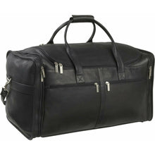 Load image into Gallery viewer, LeDonne Leather Classic Cabin Duffel Bag - black
