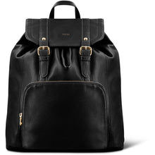 Load image into Gallery viewer, Packs Travel Camden Backpack black with gold zipper
