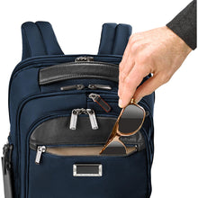 Load image into Gallery viewer, Briggs &amp; Riley @Work Medium Backpack - front stash pocket
