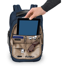 Load image into Gallery viewer, Briggs &amp; Riley @Work Medium Backpack - front inside
