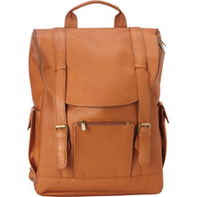 Load image into Gallery viewer, LeDonne Leather Classic Laptop Backpack - front face
