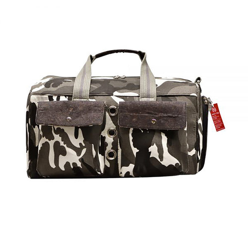 Bark N Bag Sauvignon Barc Cotton/Cork Camo Pet Carrier Large - Lexington Luggage