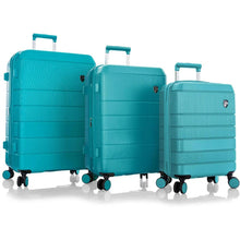 Load image into Gallery viewer, Heys NEO 3 Piece Expandable Spinner Set - Frontside 3 Piece Teal
