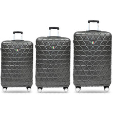 Load image into Gallery viewer, Tucci Tessere TO325 ABS 3pc Luggage Set - grey
