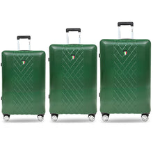 Load image into Gallery viewer, Tucci Borsetta T0330 ABS 3pc Luggage Set - army green
