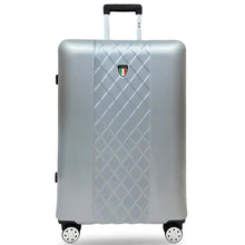 Load image into Gallery viewer, Tucci Borsetta T0330 ABS 20&quot; Carry On Spinner - silver/white

