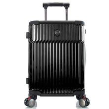 Load image into Gallery viewer, Heys TEKNO 21&quot; Carry On Spinner - Frontside Black
