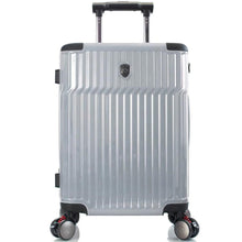 Load image into Gallery viewer, Heys TEKNO 21&quot; Carry On Spinner - Frontside Silver
