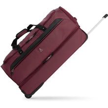Load image into Gallery viewer, Travelpro Roadtrip 30&quot; Drop Bottom Rolling Duffel w/Cubes - burgundy
