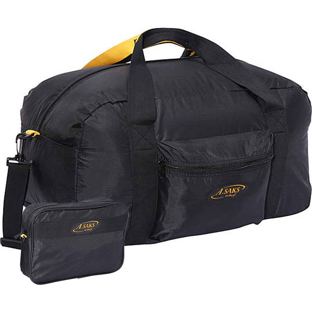 A. Saks 22 inch Carry On Nylon Duffel Bag w/Pouch - Lexington Luggage (530985943098)
