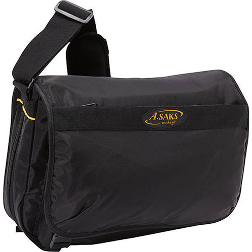 A. Saks EXPANDABLE Messenger Bag - Lexington Luggage (531117735994)