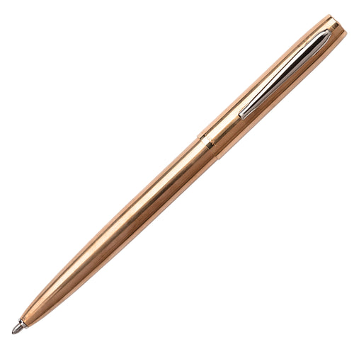 Fisher Space Pen Antimicrobial Raw Brass Cap-O-Matic - Lexington Luggage