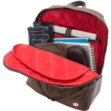 Load image into Gallery viewer, Manhattan Portage Waxed Nylon Woodhaven Backpack - Interior Packed
