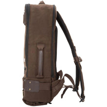 Load image into Gallery viewer, Manhattan Portage Waxed Nylon Dekalb Backpack - Profile
