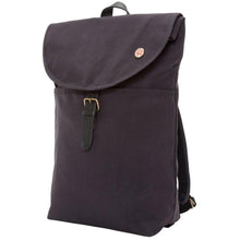 Load image into Gallery viewer, Manhattan Portage Waxed Nylon Bergen Backpack - Navy Frontside
