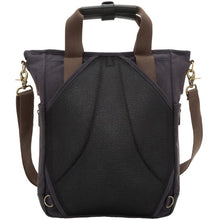 Load image into Gallery viewer, Manhattan Portage Waxed Nylon Fordham Convertible Bag - Rearview 
